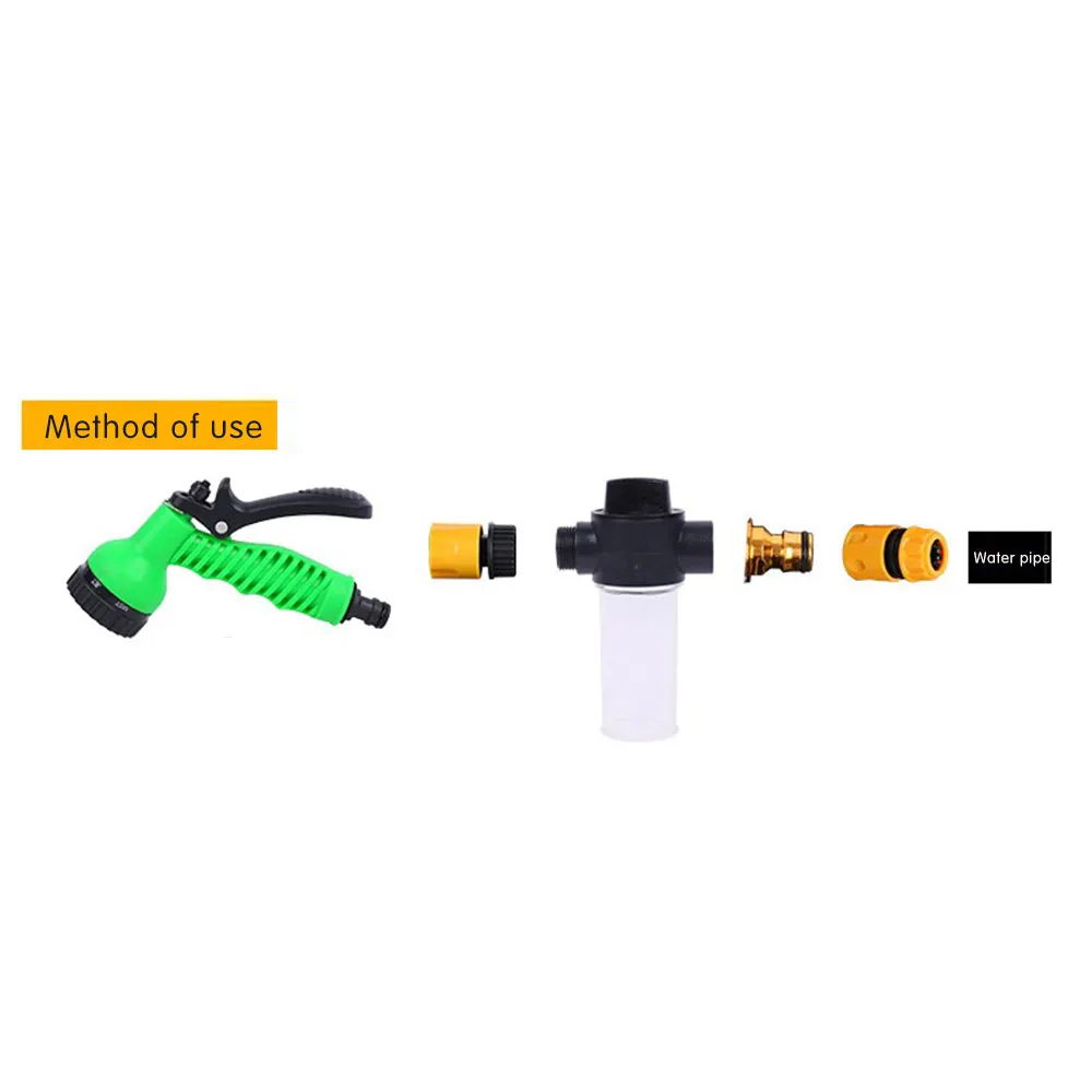2021 Hot Selling 100ML Water Gun Foam Pot Garden Hose Foam Lance Clean Car Washing Foamer Car Wash Accessories
2021 Hot Selling 100ML Water Gun Foam Pot Garden Hose Foam Lance Clean Car Washing Foamer Car Wash Accessories