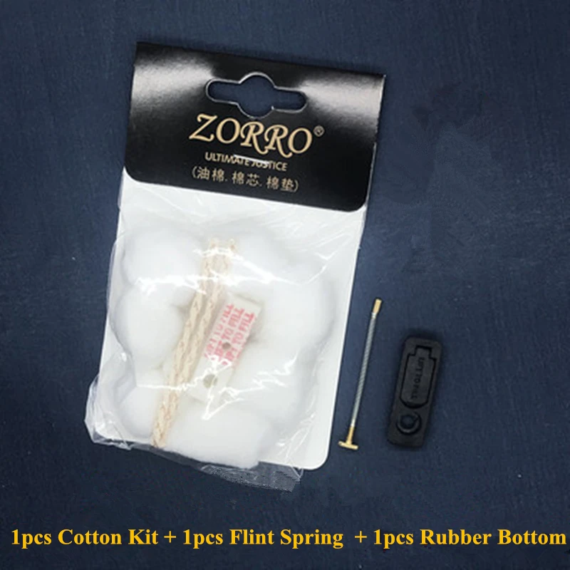 Oil Absorbent Cotton Wicks Pad Kit & Rubber Bottom & Flint Spring Set Maintenance Repair Accessory For ZP Zorro Kerosene Lighter
Oil Absorbent Cotton Wicks Pad Kit & Rubber Bottom & Flint Spring Set Maintenance Repair Accessory For ZP Zorro Kerosene Lighter