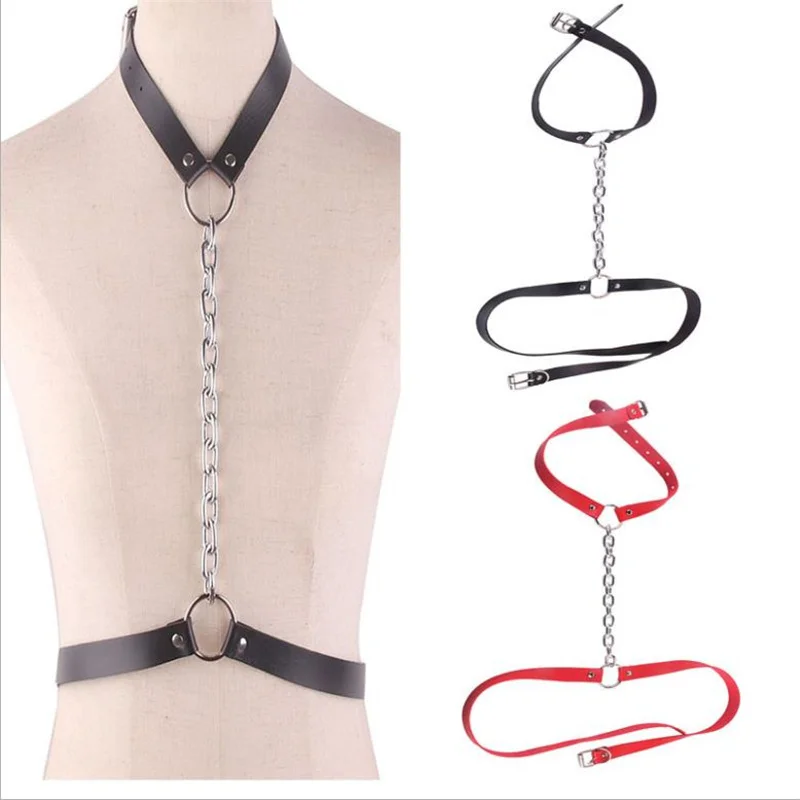 Lady Leather Collar Neck Ring For Women Jewelry Punk Thick Chain PU Belt Chest Chains Body Jewelry Female Waist Accessories
Lady Leather Collar Neck Ring For Women Jewelry Punk Thick Chain PU Belt Chest Chains Body Jewelry Female Waist Accessories