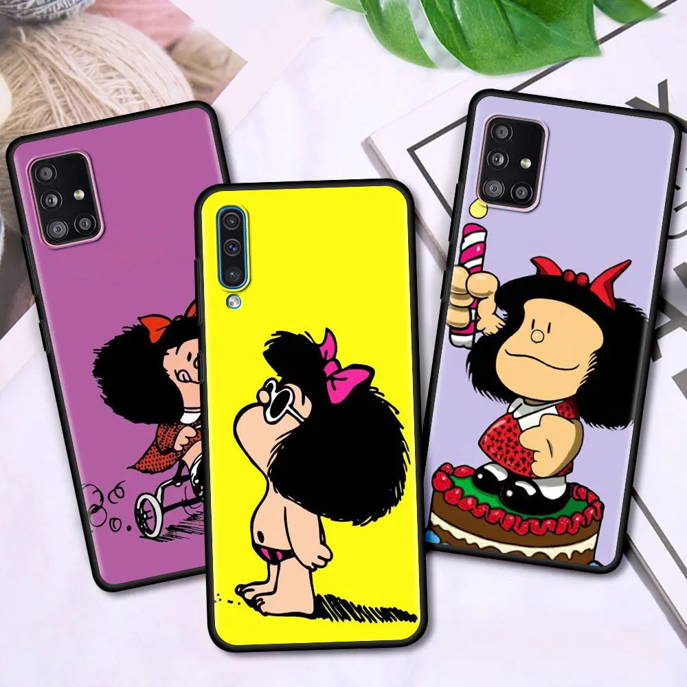For Samsung Galaxy A51 A12 A21s A71 A52 A31 A32 A72 Soft Phone Case A02s A41 A03s A22 A42 A11 A01 Back Cover Mafalda Cartoon Sac
For Samsung Galaxy A51 A12 A21s A71 A52 A31 A32 A72 Soft Phone Case A02s A41 A03s A22 A42 A11 A01 Back Cover Mafalda Cartoon Sac