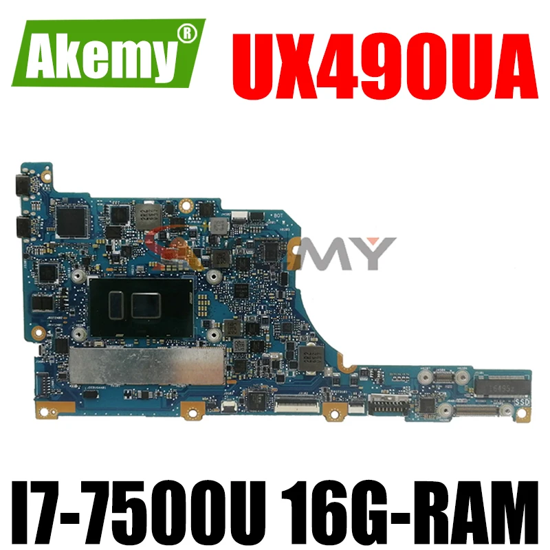 UX490UA материнская плата для ноутбука ASUS zenbook UX490U UX490UA UX490UAR материнская плата для ноутбука 16G-RAM I7-7500U
UX490UA материнская плата для ноутбука ASUS zenbook UX490U UX490UA UX490UAR материнская плата для ноутбука 16G-RAM I7-7500U
