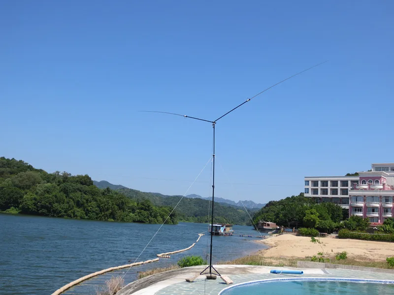 JPC-7 Многополосная мини-buddipole HF Коротковолновая GP наружная портативная антенна QRP