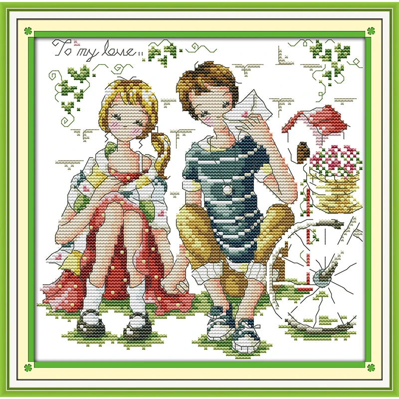 Everlasting love The love of my life Ecological cotton Chinese cross stitch kits counted 11 14CT gift New store sales promotion
Everlasting love The love of my life Ecological cotton Chinese cross stitch kits counted 11 14CT gift New store sales promotion