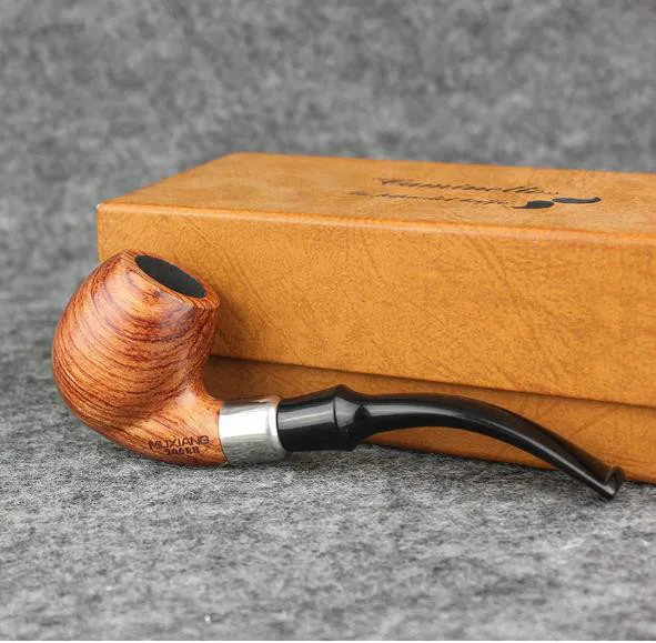Smoking Tobacco Pipe 9mm Filter Ebony Wood Pipe Traditional Bent Smoking Pipe Smoke Accessory 10 tools free
Smoking Tobacco Pipe 9mm Filter Ebony Wood Pipe Traditional Bent Smoking Pipe Smoke Accessory 10 tools free