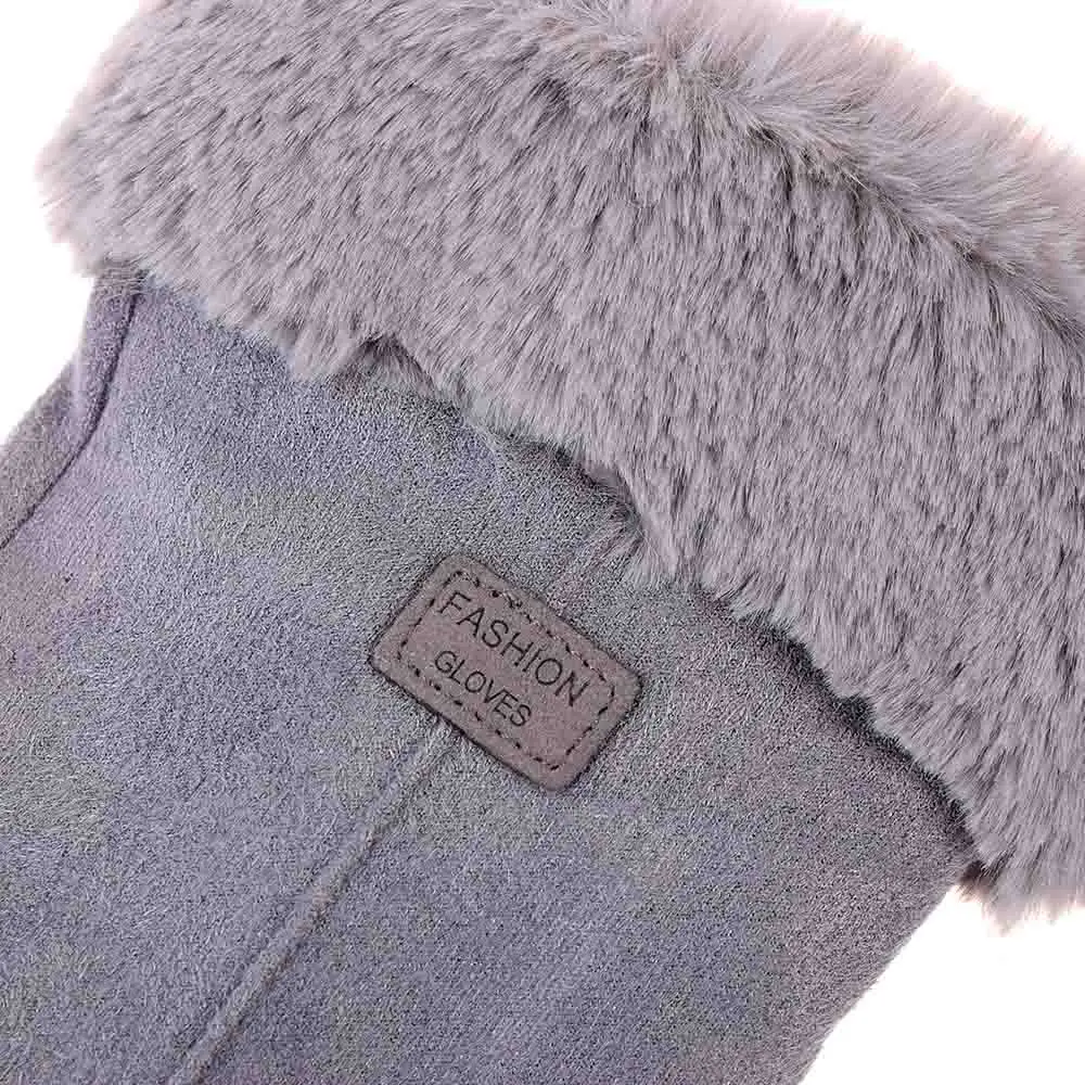 Winter Gloves Women Female Warm Solid Color Gloves Ladies Elegant Plush Wrist Mittens Ski Driving Glove Winter Accessories
Winter Gloves Women Female Warm Solid Color Gloves Ladies Elegant Plush Wrist Mittens Ski Driving Glove Winter Accessories