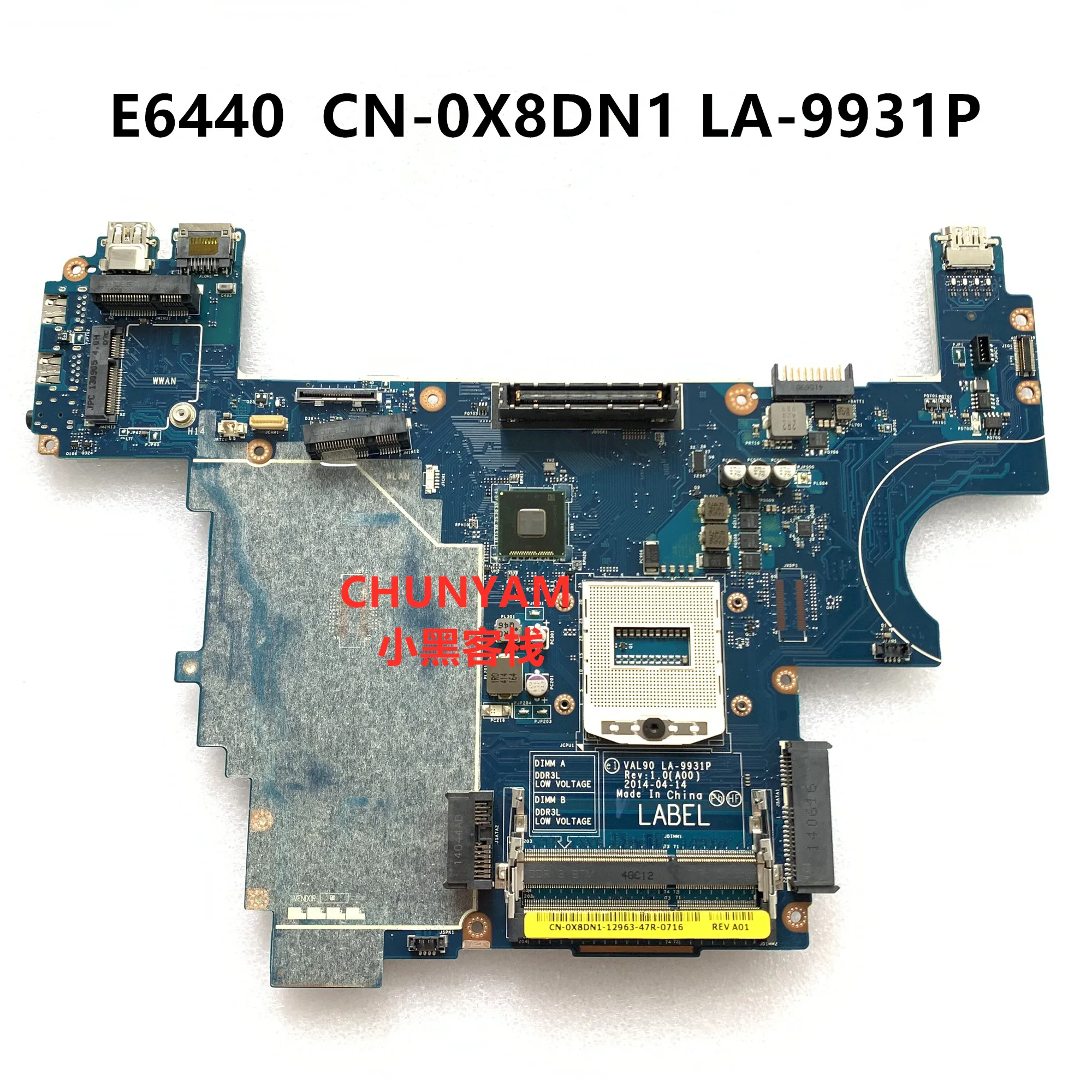 Новая стандартная материнская плата для ноутбука dell Latitude 14 E6440 системная LA-9931P X8DN1