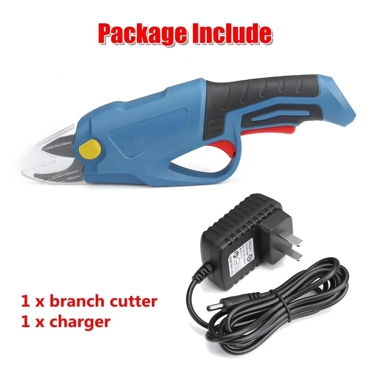 Electric Pruner Cordless Electric Pruning Shears 4V Li-ion Secateur Branch Cutter Landscaping Fruit Pruning Garden Power Tool
Electric Pruner Cordless Electric Pruning Shears 4V Li-ion Secateur Branch Cutter Landscaping Fruit Pruning Garden Power Tool