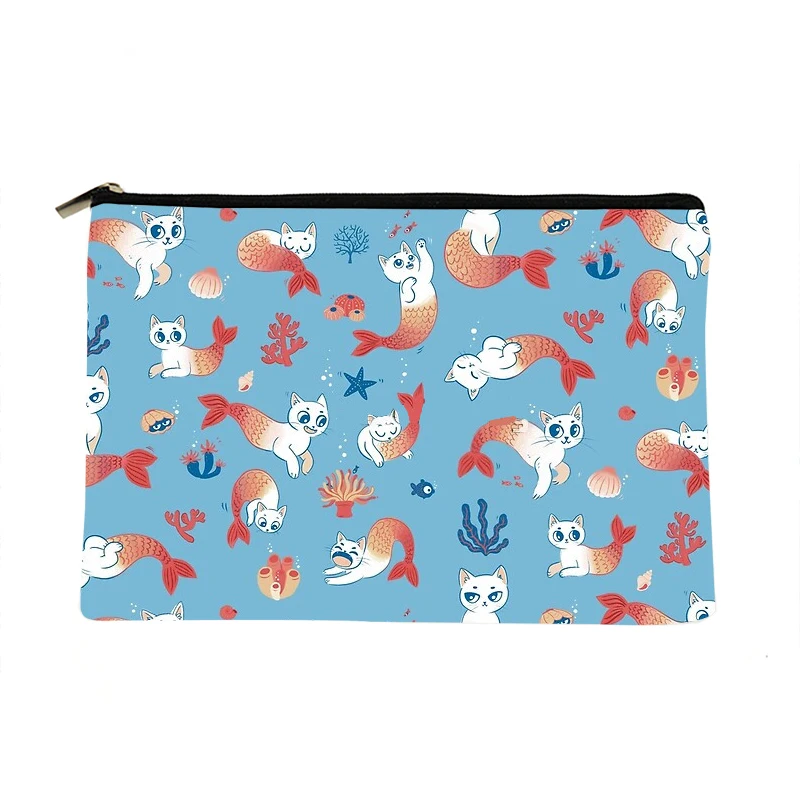 Women cat Mermaid Printed Make up bag Fashion Women Cosmetics Organizer Bag for Travel Colorful Storage Bag for Lady Bag
Women cat Mermaid Printed Make up bag Fashion Women Cosmetics Organizer Bag for Travel Colorful Storage Bag for Lady Bag