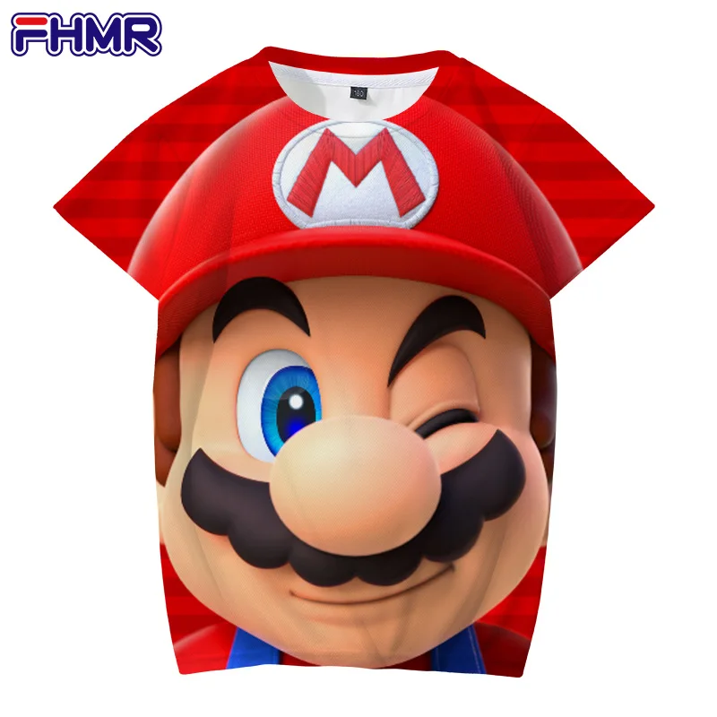 2021 Summer New Mario-bros T Shirt Japanese Game Baby Boys Clothes Tshirts Kids Tee Shirts Polyester Children Clothing 4-14ys
2021 Summer New Mario-bros T Shirt Japanese Game Baby Boys Clothes Tshirts Kids Tee Shirts Polyester Children Clothing 4-14ys