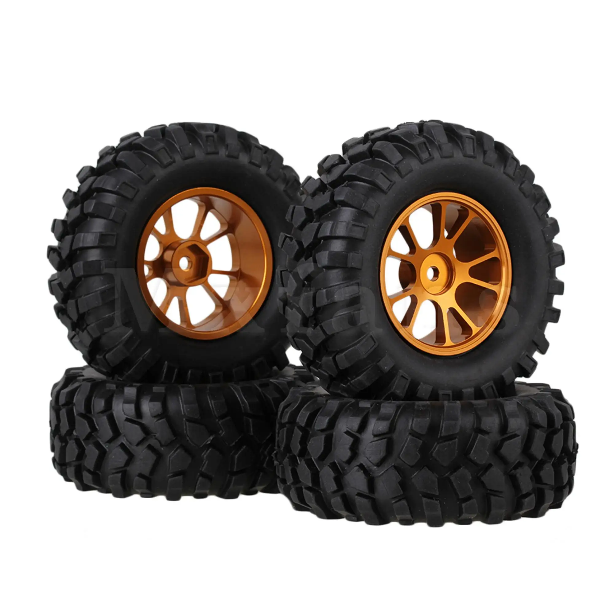 4x10 спицевых золотых колесных обода и 96 мм Сменные шины для RC1:10 Rock Crawler
4x10 спицевых золотых колесных обода и 96 мм Сменные шины для RC1:10 Rock Crawler