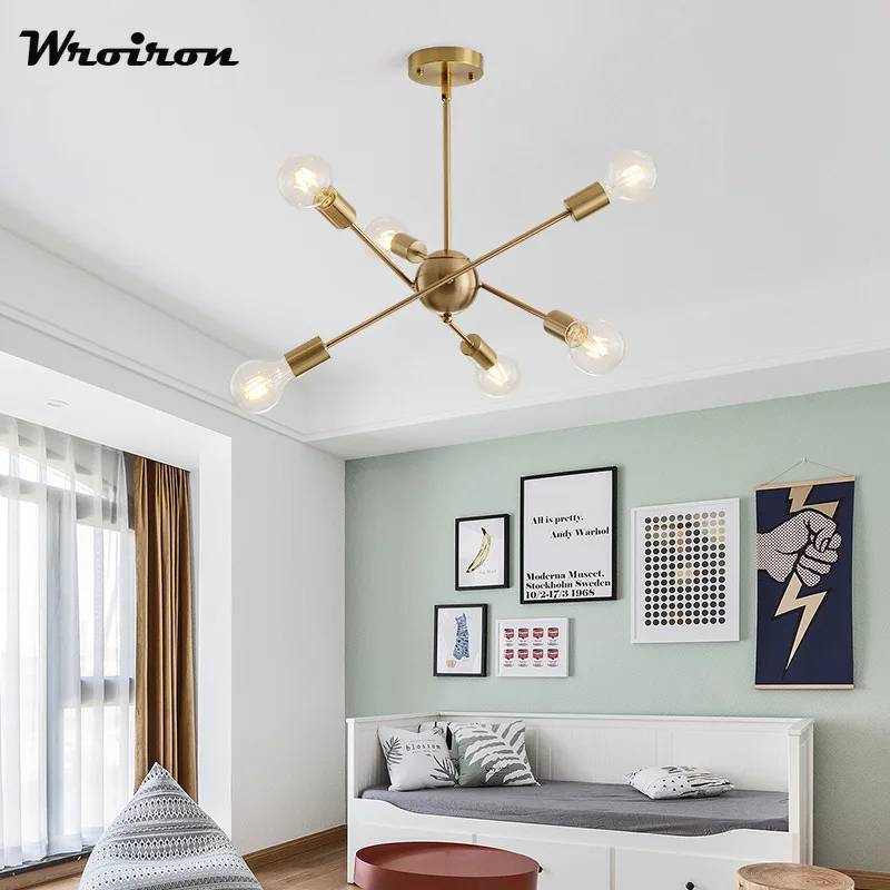 American Geometric Line Chandelier Creative Minimalist Living Room Dining Bedroom Wrought Iron Pendent Light Decoration Lighting
American Geometric Line Chandelier Creative Minimalist Living Room Dining Bedroom Wrought Iron Pendent Light Decoration Lighting
