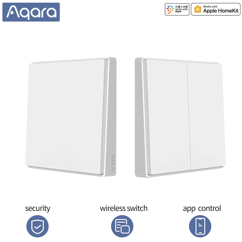 Aqara D1 Wireless Switch Multifunction Switch Wall Light Zigbee WIFI Control Wireless doorbell Smart home for xiaomi mihome
Aqara D1 Wireless Switch Multifunction Switch Wall Light Zigbee WIFI Control Wireless doorbell Smart home for xiaomi mihome