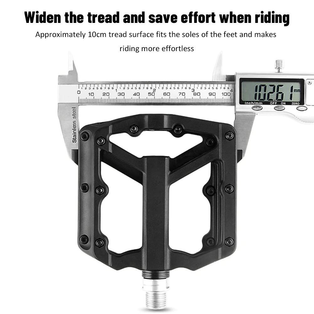 Ultralight Flat MTB Pedals Nylon Bicycle Pedal Bmx Mountain Bike Platform Pedals 3 Sealed Bearings Cycling Pedals For Bicycle
Ultralight Flat MTB Pedals Nylon Bicycle Pedal Bmx Mountain Bike Platform Pedals 3 Sealed Bearings Cycling Pedals For Bicycle
