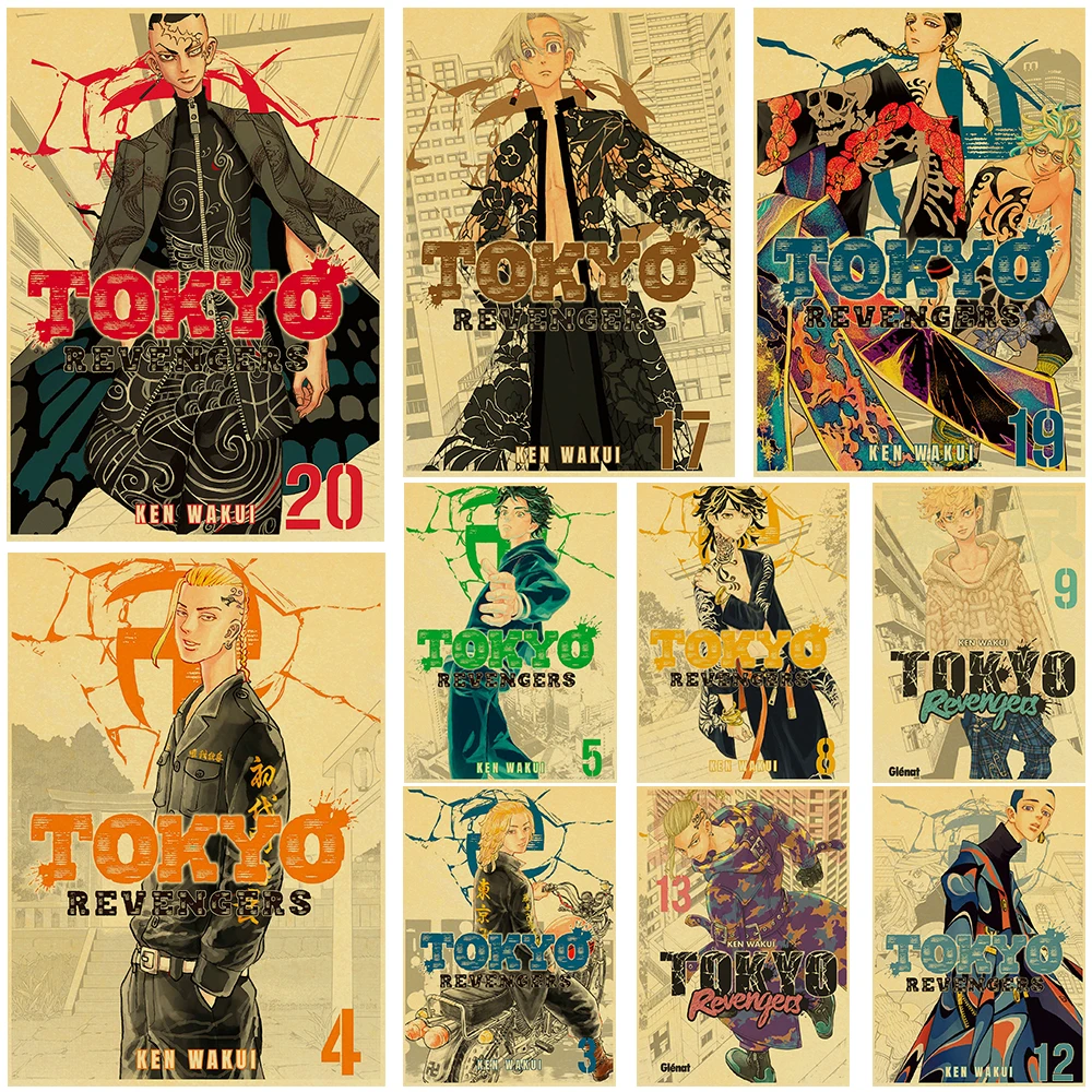 Tokyo Revengers Poster Anime Style Bar Vintage Poster Classic Sticker Posters Streen Fashion Kraft Paper Gift Art Wall Painting
Tokyo Revengers Poster Anime Style Bar Vintage Poster Classic Sticker Posters Streen Fashion Kraft Paper Gift Art Wall Painting