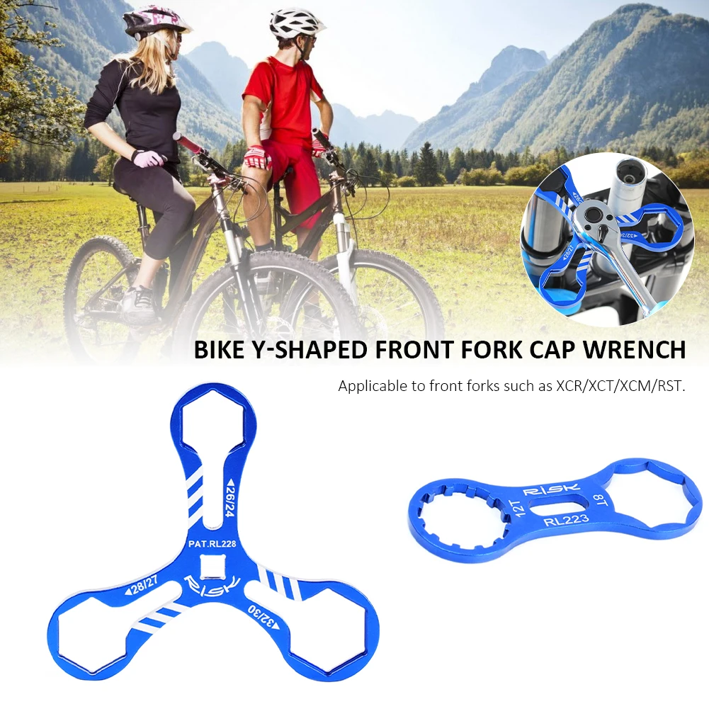 Bike Y-Shaped Front Fork Cap Wrench Alloy Bicycle Cap Removal Installation Wrench Front Fork Repair Tool for XCR/XCT/XCM/RST
Bike Y-Shaped Front Fork Cap Wrench Alloy Bicycle Cap Removal Installation Wrench Front Fork Repair Tool for XCR/XCT/XCM/RST