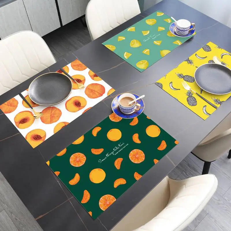 The thin table mat is easy to clean and is comfortable and elegant. It is popular with young people and is suitable for gifts. 
The thin table mat is easy to clean and is comfortable and elegant. It is popular with young people and is suitable for gifts.