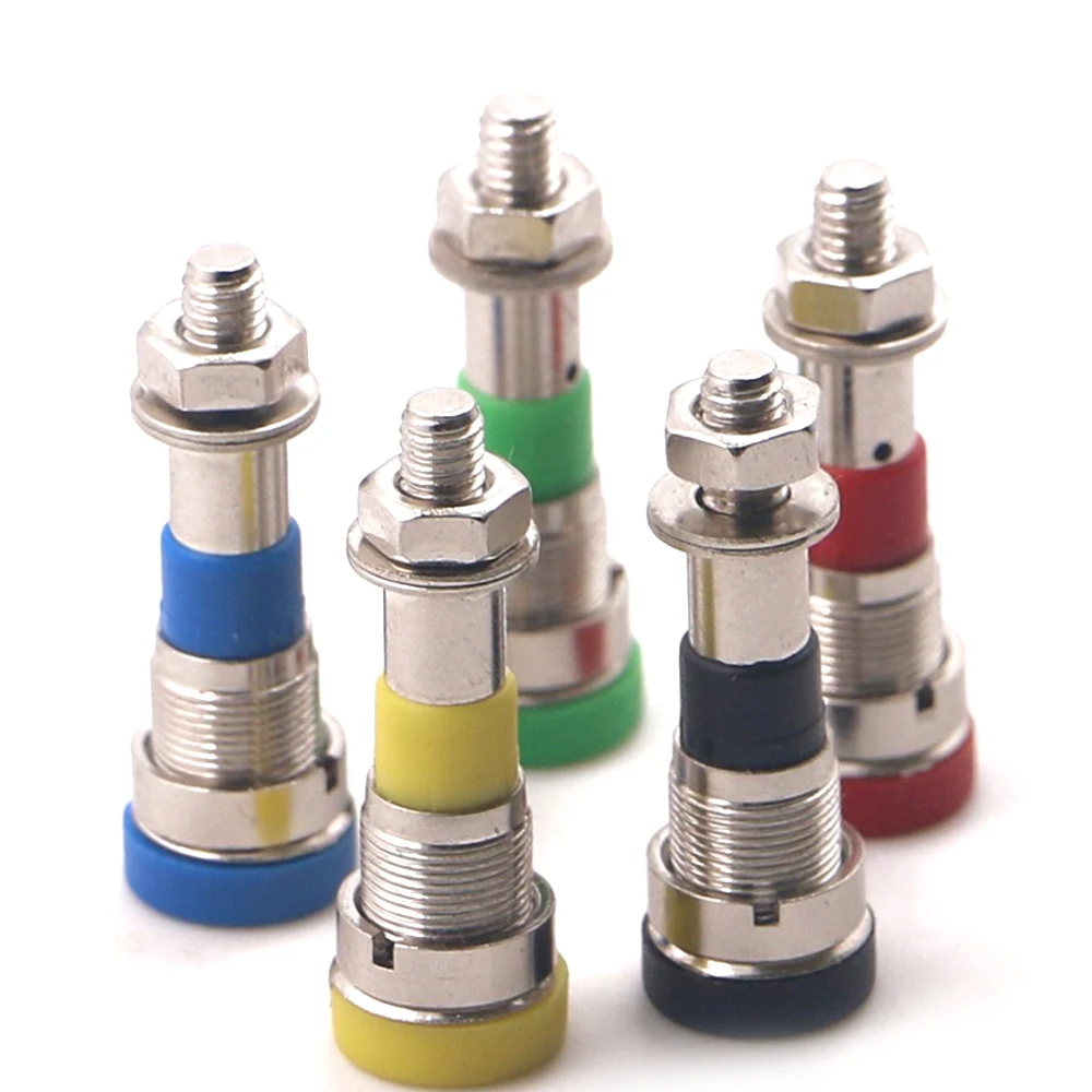 5PCS 4mm 24A Top Nut Panel Pure Copper Nickel Plated Binding Post Banana Socket Connector
5PCS 4mm 24A Top Nut Panel Pure Copper Nickel Plated Binding Post Banana Socket Connector