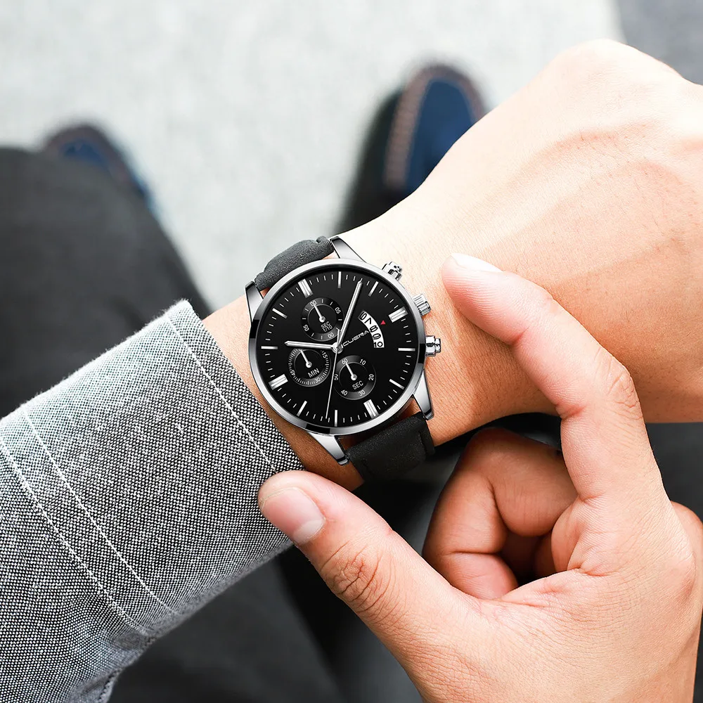 Relogio Masculino Watches Men Fashion Sport Stainless Steel Case Leather Band Watch Quartz Business Wristwatch Reloj Hombr&50
Relogio Masculino Watches Men Fashion Sport Stainless Steel Case Leather Band Watch Quartz Business Wristwatch Reloj Hombr&50