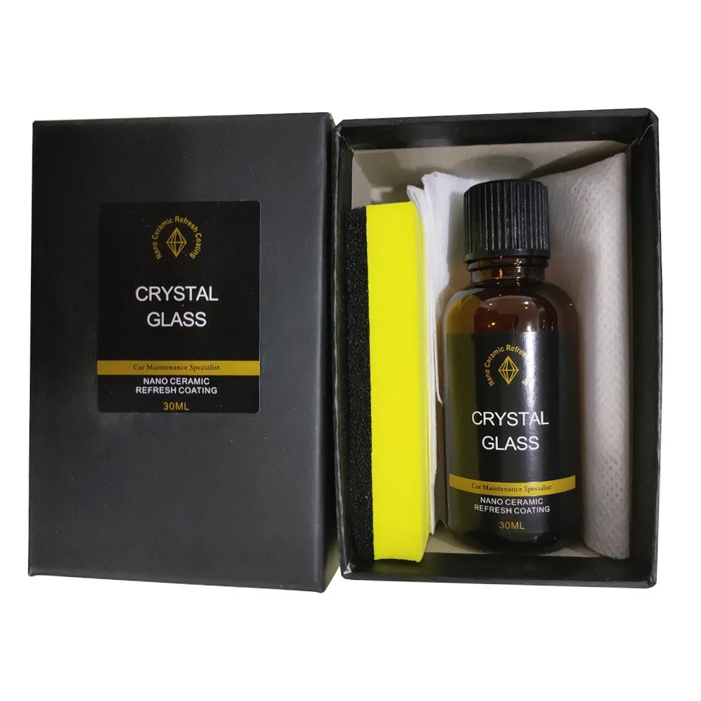 30ML Car Glass Nano-coating Hydrophobic Crystal Coating Liquid Glass Car Window Coating Anti Rain & Water Ceramic Glass Coating
30ML Car Glass Nano-coating Hydrophobic Crystal Coating Liquid Glass Car Window Coating Anti Rain & Water Ceramic Glass Coating