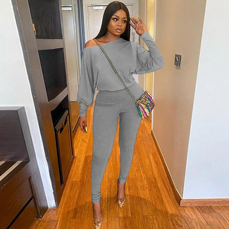 Casual Women Tracksuit 2 Piece Set Lantern Sleeve Top Fitness Pants Fall Clothes Streetwear Outfits Lounge Matching Sets
Casual Women Tracksuit 2 Piece Set Lantern Sleeve Top Fitness Pants Fall Clothes Streetwear Outfits Lounge Matching Sets