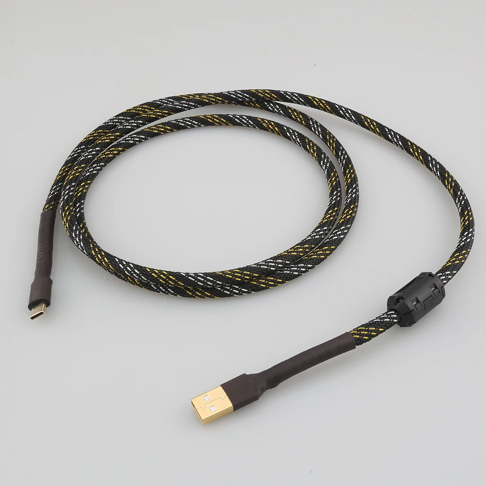 Hifi USB Cable USB Type C To B Audio Data Cable Line For USB DAC Mobile Cell Phone Tablet Handcrafted High Quality
Hifi USB Cable USB Type C To B Audio Data Cable Line For USB DAC Mobile Cell Phone Tablet Handcrafted High Quality