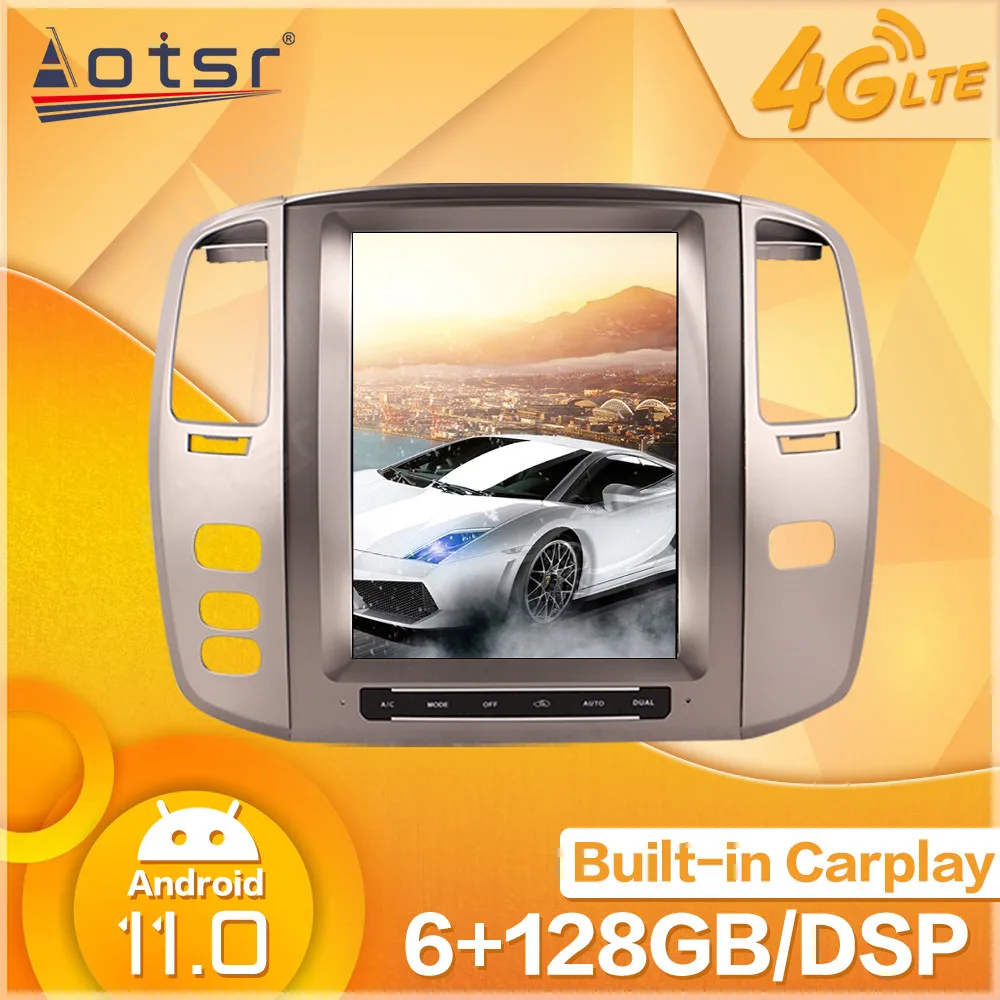 128G Android 11 Multimedia Car Auto Audio Radio Stereo Player For Lexus LX470 LX-470 2002 - 2007 GPS Navi Head Unit 1Din Carplay
128G Android 11 Multimedia Car Auto Audio Radio Stereo Player For Lexus LX470 LX-470 2002 - 2007 GPS Navi Head Unit 1Din Carplay