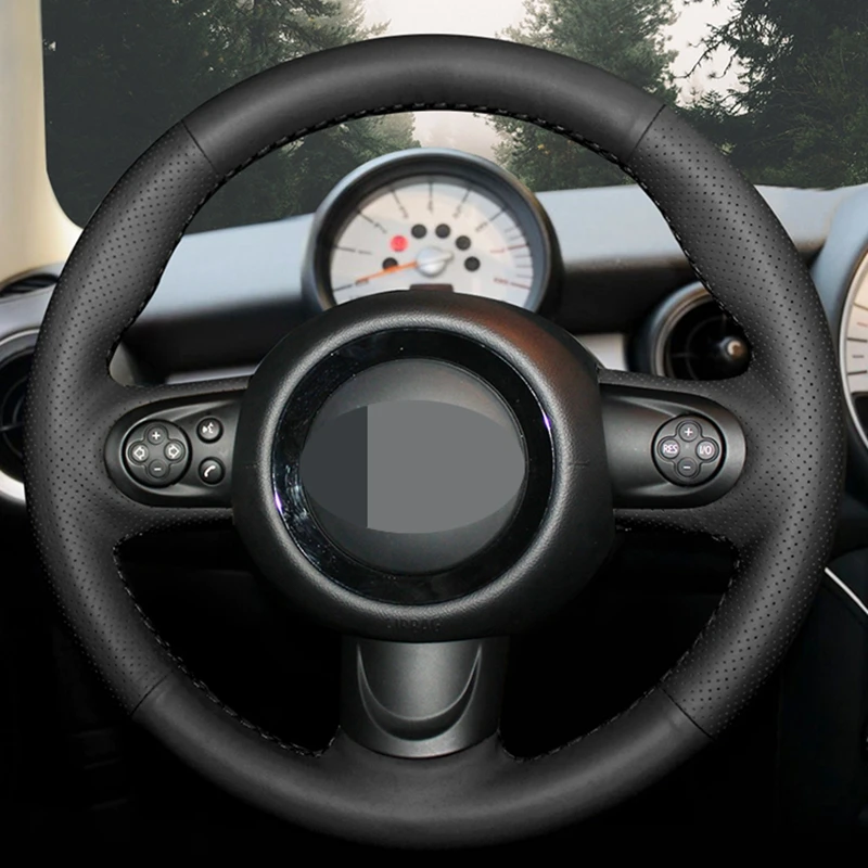Customize DIY Genuine Leather Hand-stitched Car Steering Wheel Cover For Mini Coupe Car Interior
Customize DIY Genuine Leather Hand-stitched Car Steering Wheel Cover For Mini Coupe Car Interior