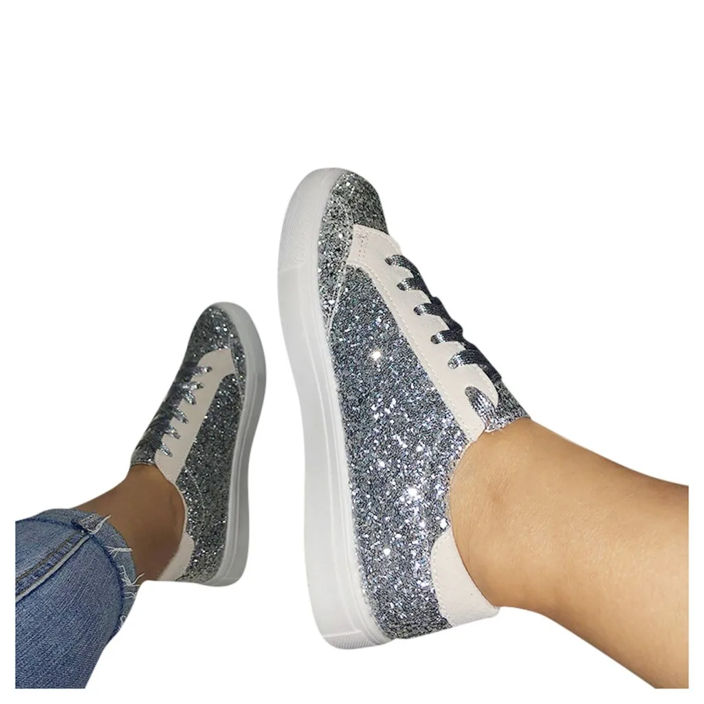 2020 new trend Women's Ladies Fashion Round Toe Plus Size Bling Sequins Single Casual Shoes fashion Leisure Comfortable A50
2020 new trend Women's Ladies Fashion Round Toe Plus Size Bling Sequins Single Casual Shoes fashion Leisure Comfortable A50