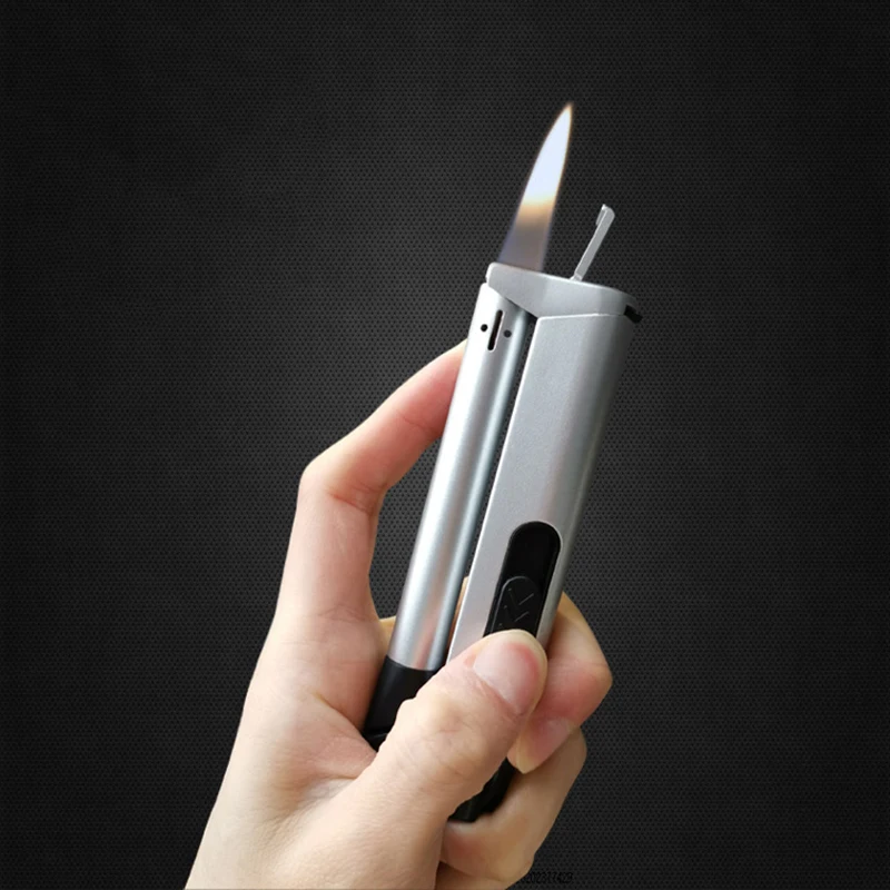 Multifunction Kitchen Pipe Torch Free Fire Lighter Metal Stove Lgnition Cooking Gas Outdoor Cigar Cigarette Lighter Collapsible
Multifunction Kitchen Pipe Torch Free Fire Lighter Metal Stove Lgnition Cooking Gas Outdoor Cigar Cigarette Lighter Collapsible