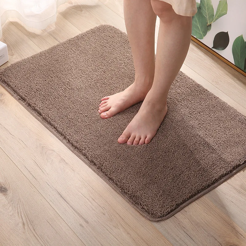 Anti-Slip Water Absorption Bathroom Mat Modern Solid Color Design Small Rug Soft Cake Velvet Rugs For Bedroom Home Decor Mat New
Anti-Slip Water Absorption Bathroom Mat Modern Solid Color Design Small Rug Soft Cake Velvet Rugs For Bedroom Home Decor Mat New