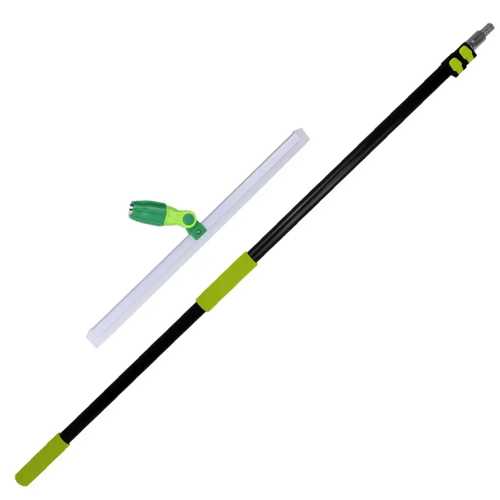 Extentool new design 24ft/7.2m aluminum telescopic window glass cleaning brush silicone squeegee
Extentool new design 24ft/7.2m aluminum telescopic window glass cleaning brush silicone squeegee