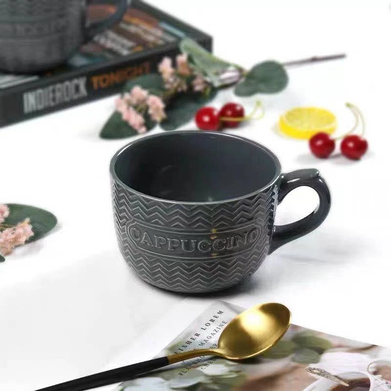 Exterior Ceramic Mug Simple Large Capacity Geometric Pattern Coffee Mug Milk Mug Breakfast Mug
Exterior Ceramic Mug Simple Large Capacity Geometric Pattern Coffee Mug Milk Mug Breakfast Mug