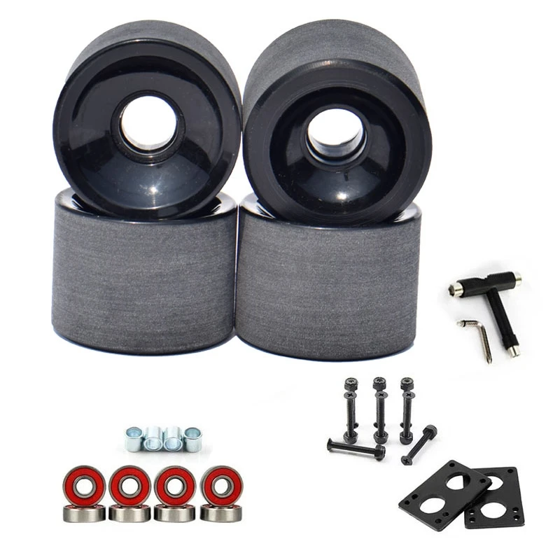 4Pcs 70x51mm Surf Skateboard Wheels Longboard Low Noise Wear-Resisting Road Field Skating with Tool and Gaskets
4Pcs 70x51mm Surf Skateboard Wheels Longboard Low Noise Wear-Resisting Road Field Skating with Tool and Gaskets
