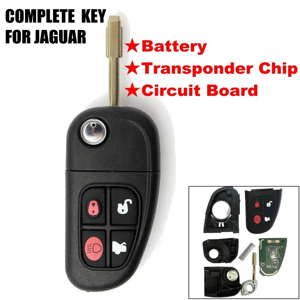 Автомобильный ключ-раскладушка, 4 кнопки, чип 4D60 2002-2008 433 МГц для Jaguar X-Type S-Type 1999-2009 XJ XJR, неразрезанное лезвие
Автомобильный ключ-раскладушка, 4 кнопки, чип 4D60 2002-2008 433 МГц для Jaguar X-Type S-Type 1999-2009 XJ XJR, неразрезанное лезвие