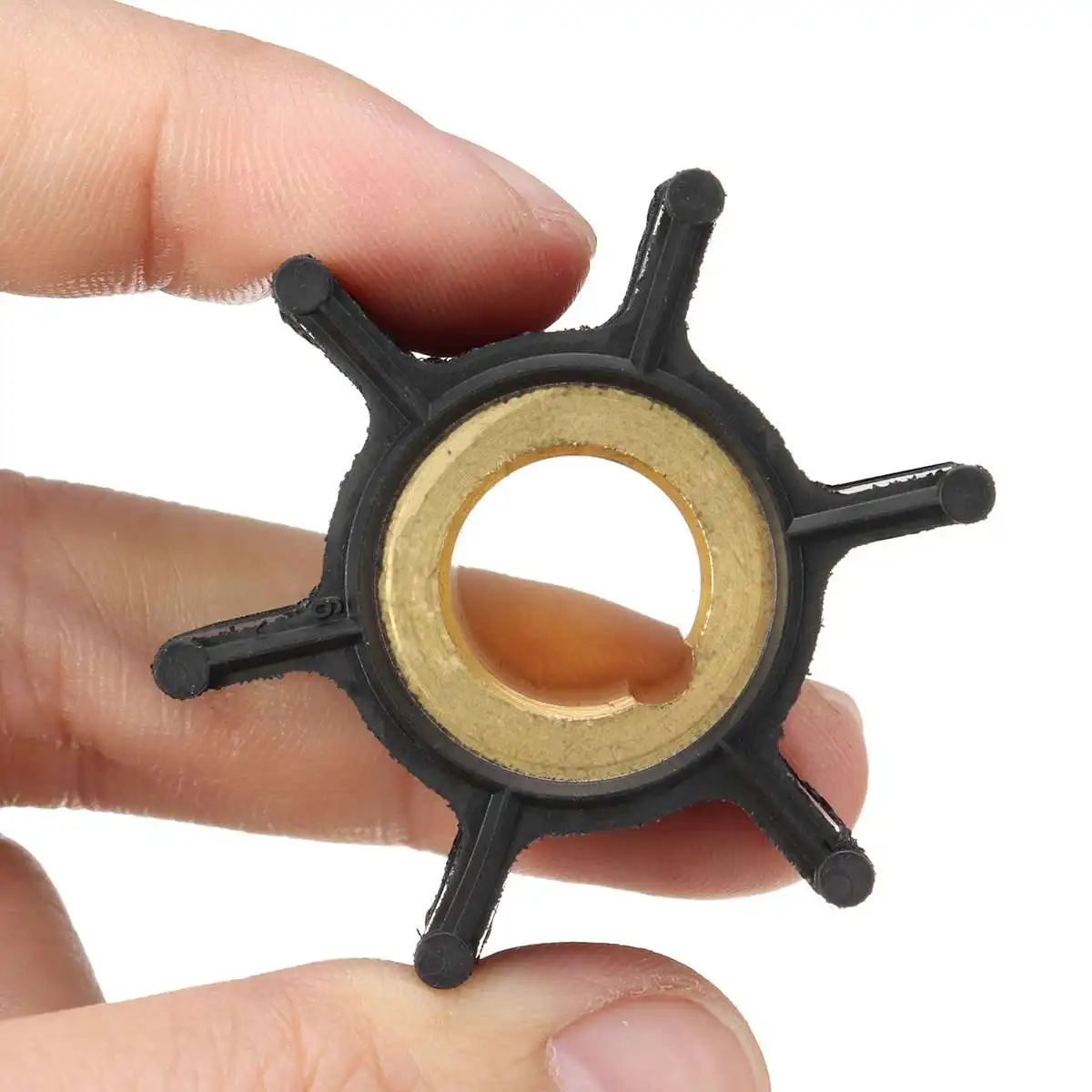 Outboard Motor 389576 436137 Water Pump Impeller for Evinrude Johnson 4HP-8HP 6 Blades Black Rubber Diameter 38mm Accessories
Outboard Motor 389576 436137 Water Pump Impeller for Evinrude Johnson 4HP-8HP 6 Blades Black Rubber Diameter 38mm Accessories