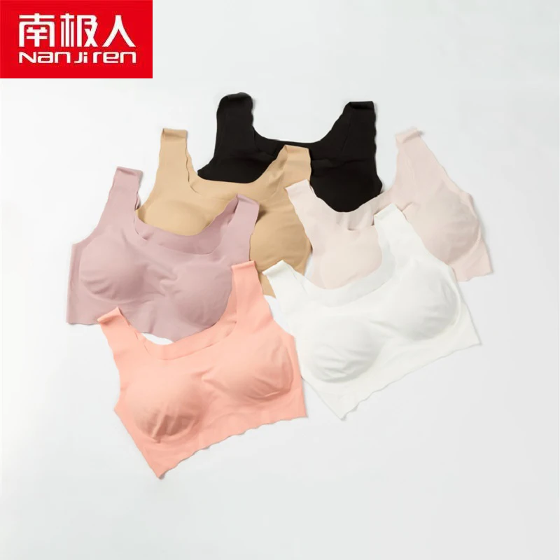 NANJIREN Lingerie Women Underwear Set One-Piece Wire Free Solid Color Seamless Cotton Breathable Comfortable Casual Vest Bra
NANJIREN Lingerie Women Underwear Set One-Piece Wire Free Solid Color Seamless Cotton Breathable Comfortable Casual Vest Bra