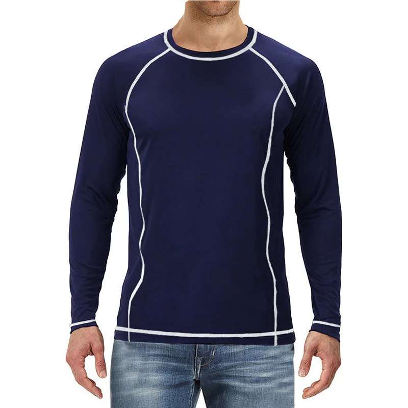 Men's Long-sleeved T-shirt Fashion Stitching Multi-color Sports Leisure T Shirt Men Loose Sun Suit UPF50 + Outdoor Sports Man
Men's Long-sleeved T-shirt Fashion Stitching Multi-color Sports Leisure T Shirt Men Loose Sun Suit UPF50 + Outdoor Sports Man