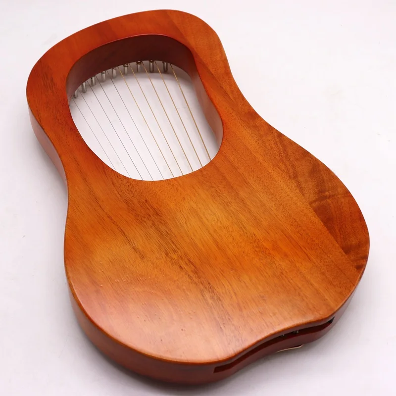 10 Strings Lyre Harp Small Harp Okoume Wood Body Wooden Metal Strings Harp Brown String Instrument with Tuning Wrench Beginners
10 Strings Lyre Harp Small Harp Okoume Wood Body Wooden Metal Strings Harp Brown String Instrument with Tuning Wrench Beginners