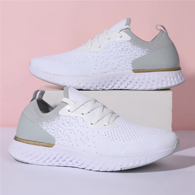 2021 Women's Sneakers Fly Weaving Vulcanize Shoes Fashion Casual Sport Shoes Female Flat Lightweight Running Shoes
2021 Women's Sneakers Fly Weaving Vulcanize Shoes Fashion Casual Sport Shoes Female Flat Lightweight Running Shoes