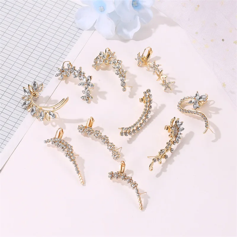 Серьги-гвоздики в форме бабочки с кристаллами для мужчин и женщин | Украшения