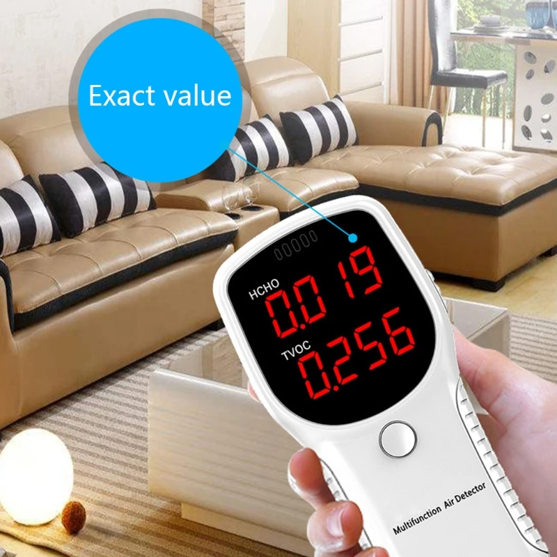Formaldehyde Detector Air Quality Sensor Low Consumption Economical Low Voltage Measuring Tool 652A
Formaldehyde Detector Air Quality Sensor Low Consumption Economical Low Voltage Measuring Tool 652A