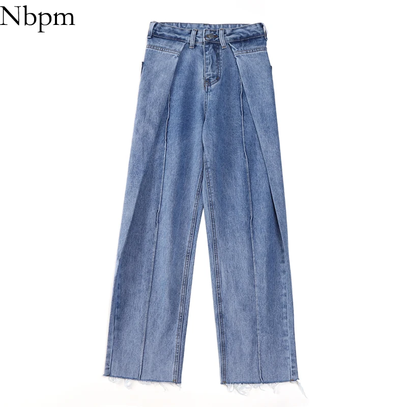 Nbpm New 2021 Fashion Denim Trousers Wide Leg Jeans Woman High Waist Baggy Streetwear Girls Pants Mujer Vintage Jeans Bottom
Nbpm New 2021 Fashion Denim Trousers Wide Leg Jeans Woman High Waist Baggy Streetwear Girls Pants Mujer Vintage Jeans Bottom