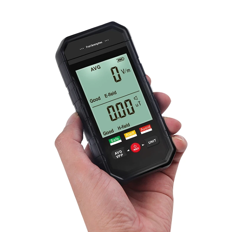 Big LCD Electromagnetic Radiation Tester Digital Electric Magnetic Field EMF Level Assess Alarm Data Detector for Computer Phone
Big LCD Electromagnetic Radiation Tester Digital Electric Magnetic Field EMF Level Assess Alarm Data Detector for Computer Phone