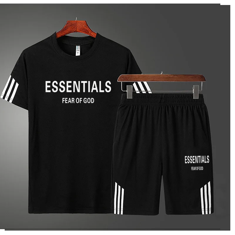 New summer men's suit breathable T-shirt casual sports running suit quick-drying suit T-shirt pants fashion suit 2021
New summer men's suit breathable T-shirt casual sports running suit quick-drying suit T-shirt pants fashion suit 2021