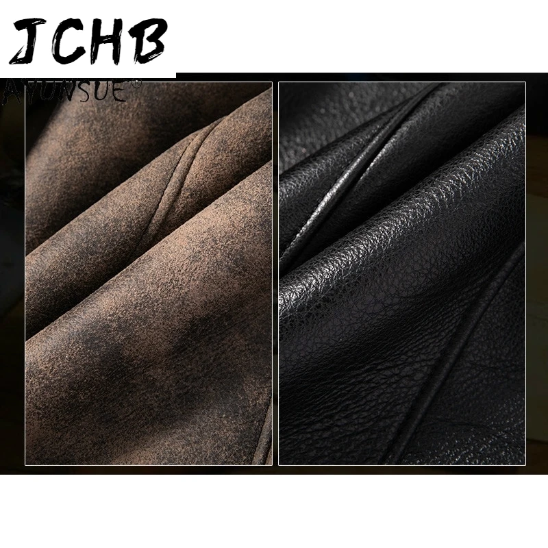 Men's JCHB Genuine Sheep Shearling Jacket Men Clothing Winter Coat New Motorcycle Jackets Thick Clothes Ropa De Hombre LXR780
Men's JCHB Genuine Sheep Shearling Jacket Men Clothing Winter Coat New Motorcycle Jackets Thick Clothes Ropa De Hombre LXR780