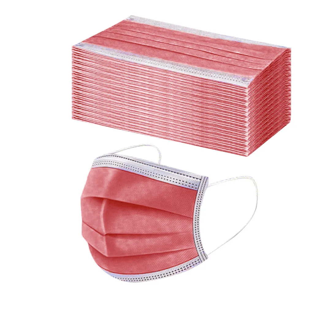 Fashion New 50PC Disposable Face Mask Denta Industrial High Quality 3Ply Ear Loop Cover Outdoor Cover Outdoor Masque Mascarilla
Fashion New 50PC Disposable Face Mask Denta Industrial High Quality 3Ply Ear Loop Cover Outdoor Cover Outdoor Masque Mascarilla