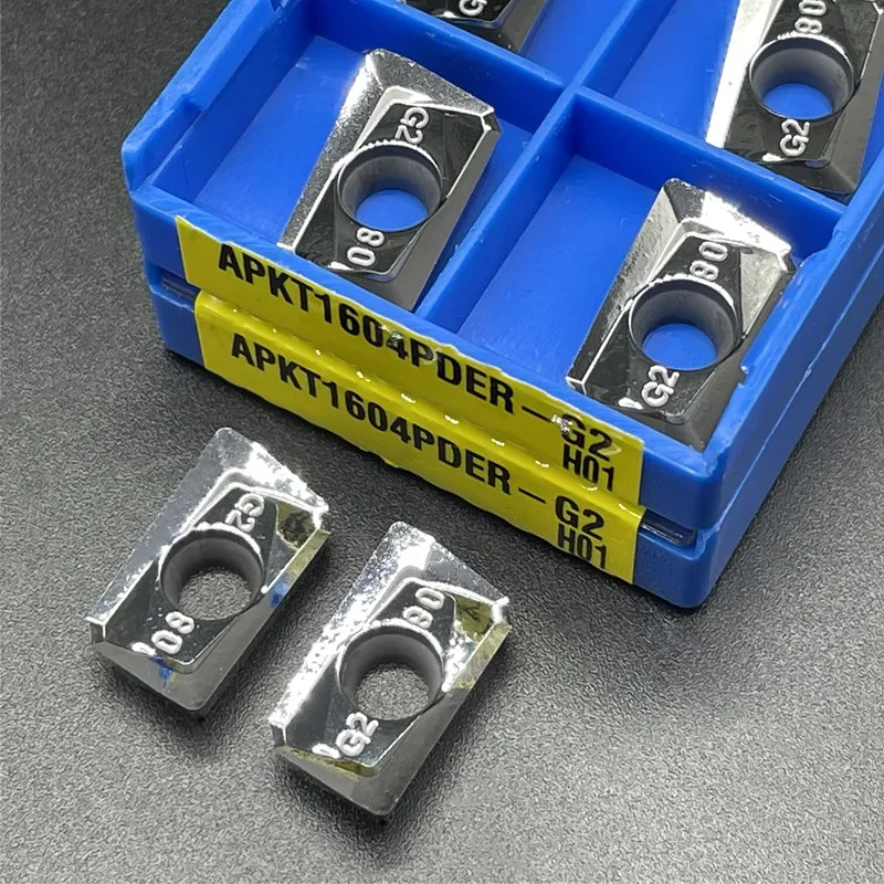 APKT1604PDER-G2 H01 Aluminum Inserts Lathe tool carbide wood Milling turning tools APKT 1604 Milling Inserts
APKT1604PDER-G2 H01 Aluminum Inserts Lathe tool carbide wood Milling turning tools APKT 1604 Milling Inserts
