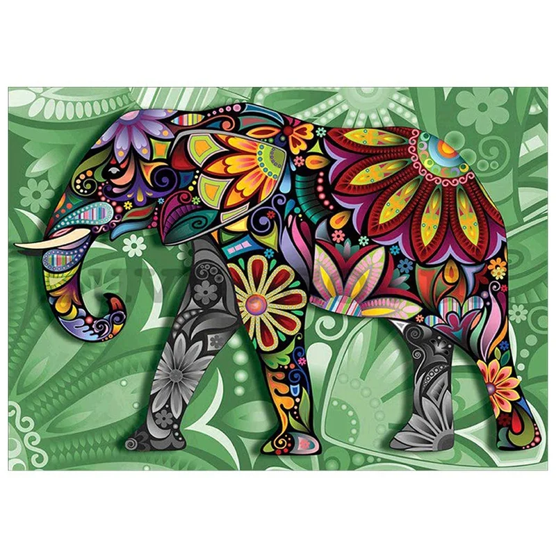 LUDA Diamond Painting Full Circle Diamond Kit Rhinestone Picture Art Craft Home Door Decoration (Color Elephant)
LUDA Diamond Painting Full Circle Diamond Kit Rhinestone Picture Art Craft Home Door Decoration (Color Elephant)