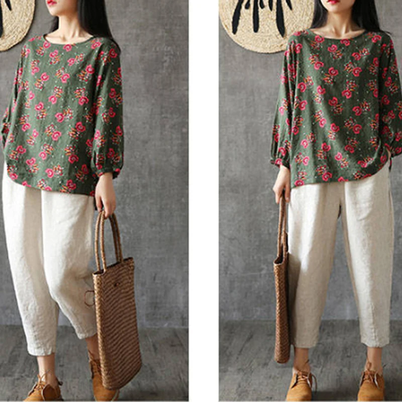 Women's Vintage Harem Pants Casual Solid Color Elastic Waist Wide Leg Trousers Summer Loose Comfortable Pants
Women's Vintage Harem Pants Casual Solid Color Elastic Waist Wide Leg Trousers Summer Loose Comfortable Pants