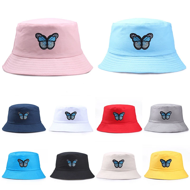 Unisex Butterfly Fisherman Hat Women Bucket Cap Casual Round Hats Cool Sunscreen Hat Printed Good-looking Cap Comfortable
Unisex Butterfly Fisherman Hat Women Bucket Cap Casual Round Hats Cool Sunscreen Hat Printed Good-looking Cap Comfortable